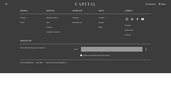 Screenshot of capitalcollection.it