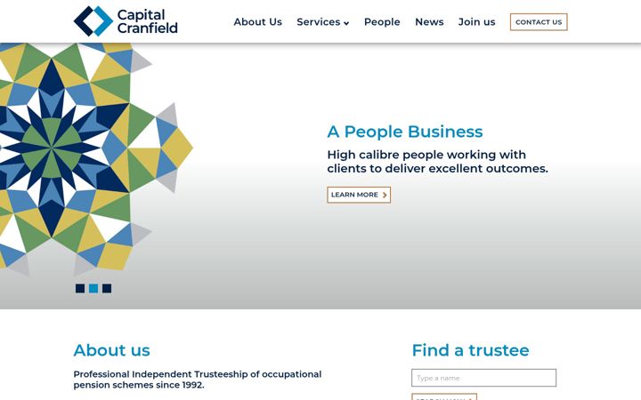 Screenshot of capitalcranfield.com
