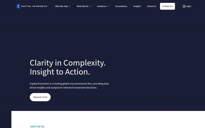 Screenshot of capitaleconomics.com