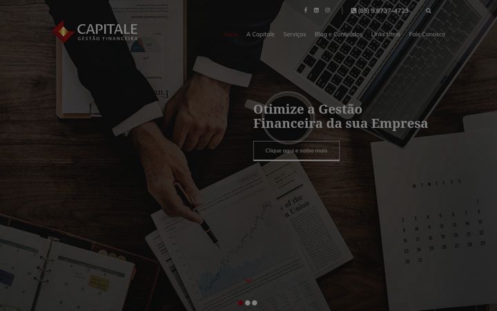 Kuvakaappaus sivustosta capitalefinanceiro.com.br