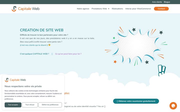 Screenshot του capitaleweb.ca