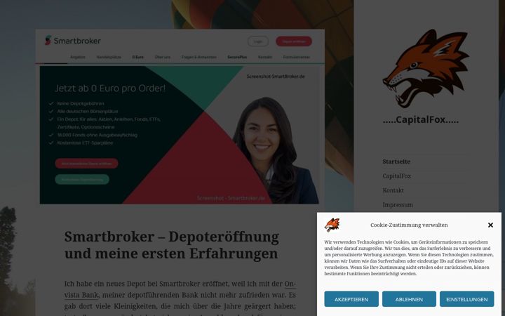 Screenshot of capitalfox.de