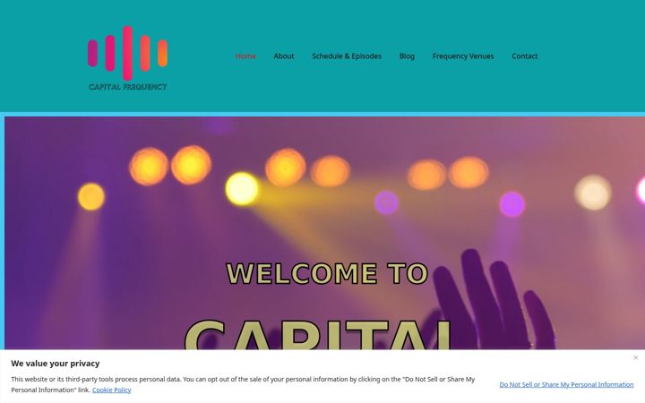 Screenshot of capitalfrequency.com