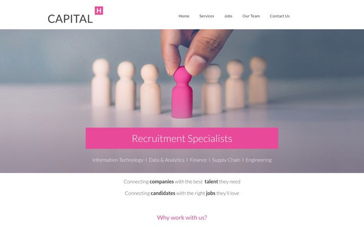 Screenshot of capitalh.co.za