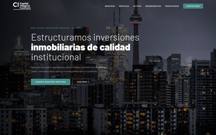 Screenshot of capitalintegral.co