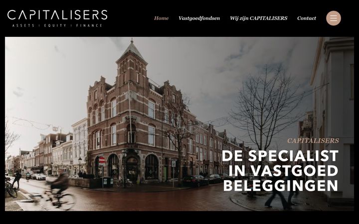 Screenshot of capitalisers.nl