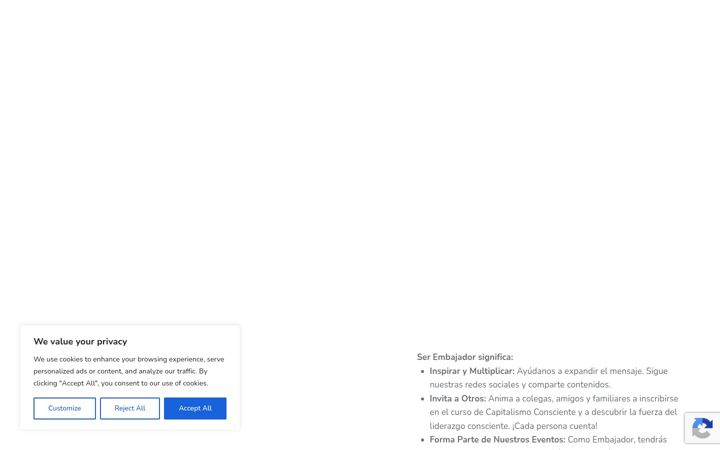 Screenshot of capitalismoconscientecolombia.com