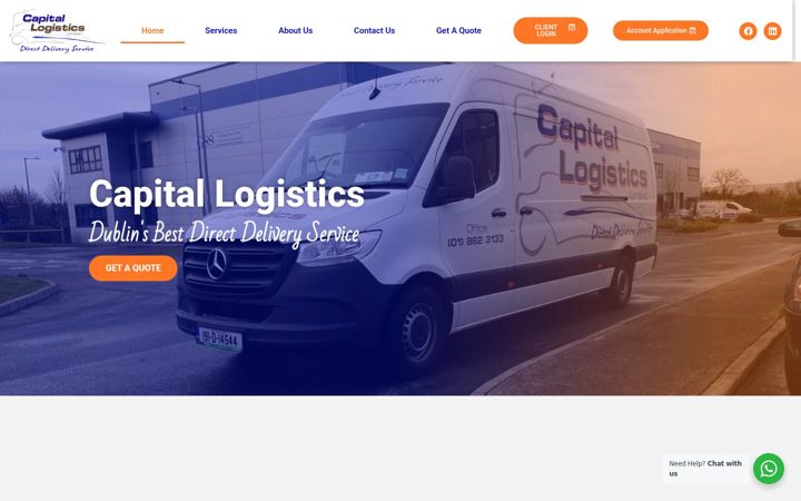 Screenshot di capitallogistics.ie