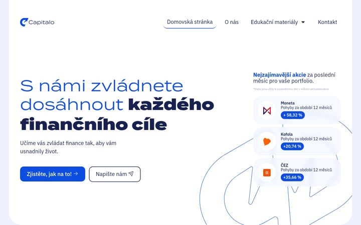 Screenshot ta' capitalo.cz