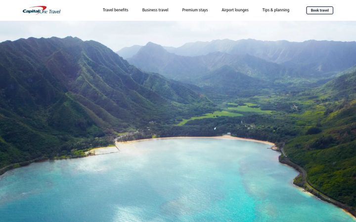 Screenshot von capitalonetravel.com