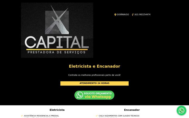 Screenshot of capitalprestadoradeservicos.com