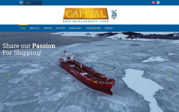 Screenshot of capitalship.gr