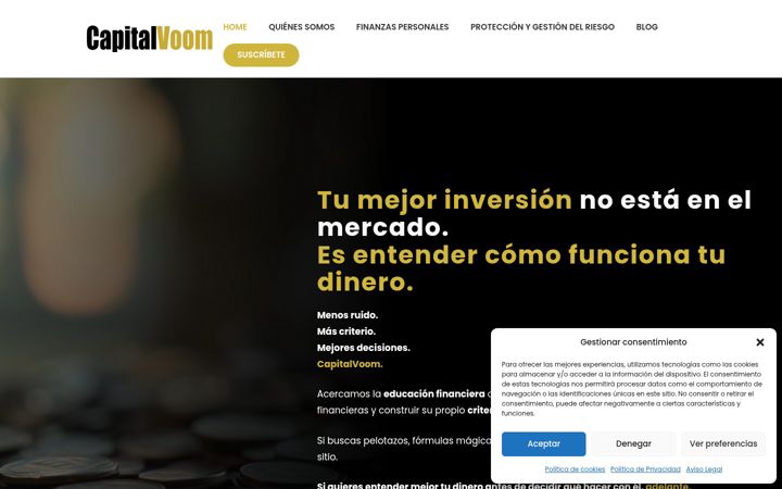 Screenshot of capitalvoom.com
