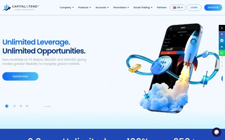 Screenshot von capitalxtend.com
