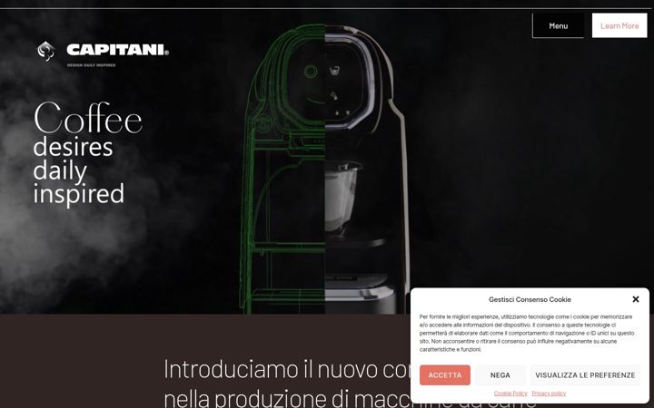 Snímek obrazovky capitani.it