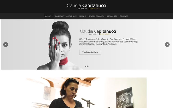 Screenshot του capitanuccibijoutier.fr