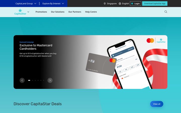 Screenshot of capitastar.com