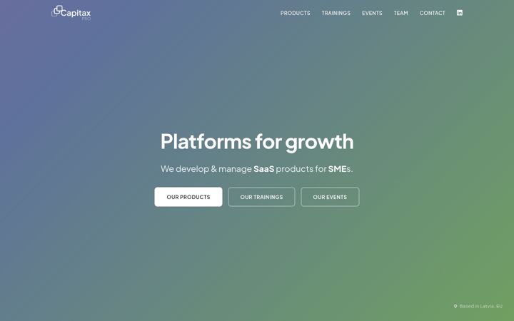 Screenshot of capitax.eu