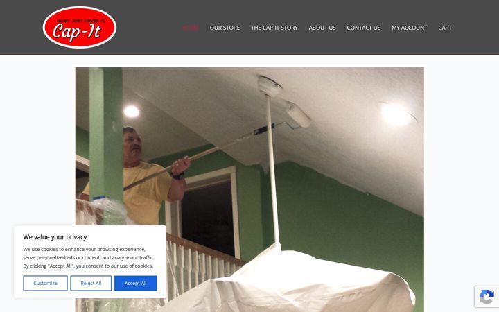 Screenshot of capitcover.com