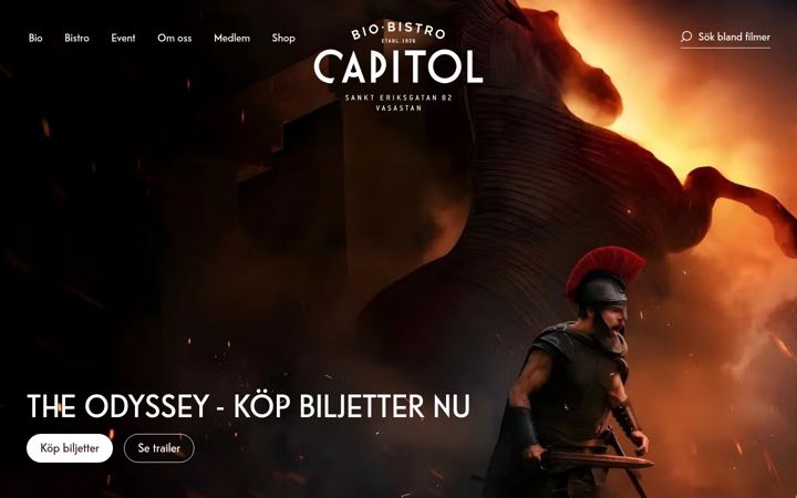 Screenshot of capitolbio.se