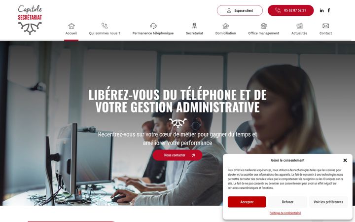 Screenshot του capitole-secretariat.fr