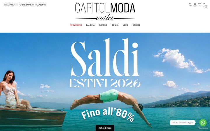 Screenshot of capitolmoda.com