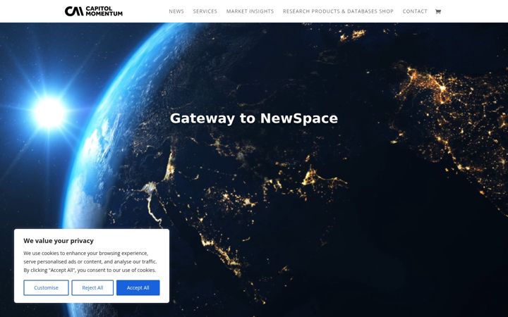 Screenshot of capitolmomentum.com