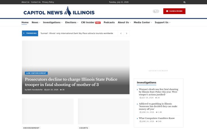 Screenshot του capitolnewsillinois.com