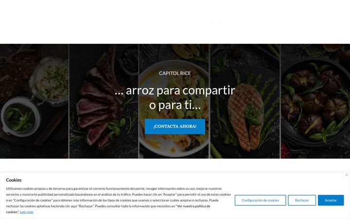 Screenshot of capitolrice.es