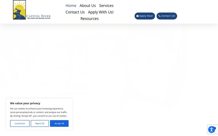 Screenshot of capitolriverwellness.com