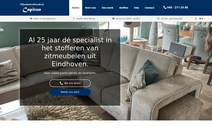 Screenshot of capiton-ehv.nl