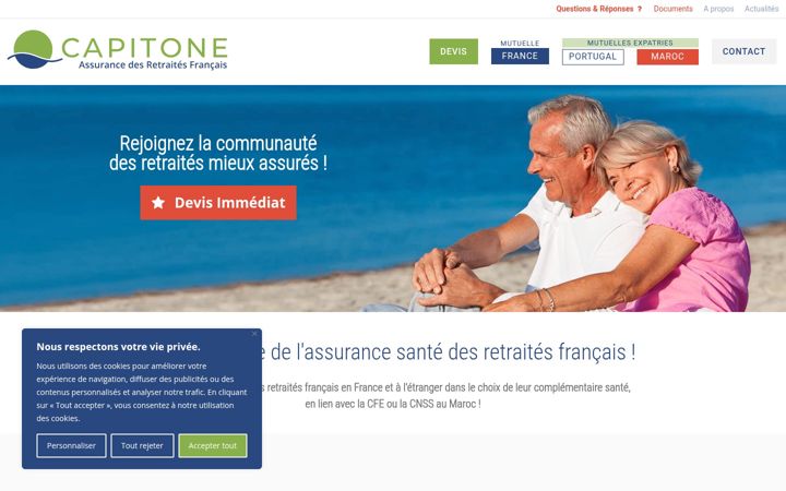 Screenshot του capitone.fr