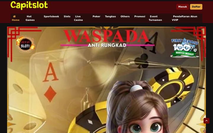 Screenshot of capitslots.com