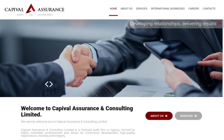 Screenshot of capival-assurance.com