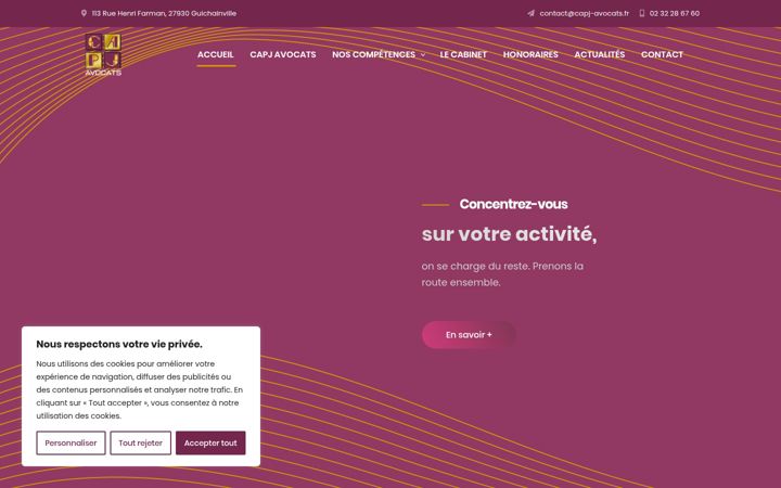 Screenshot του capj-avocats.fr