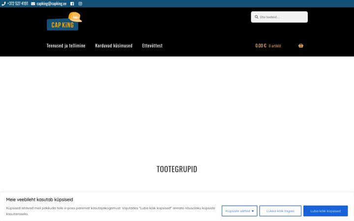 Screenshot of capking.ee