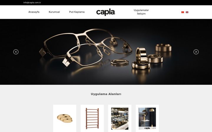 Screenshot of capla.com.tr