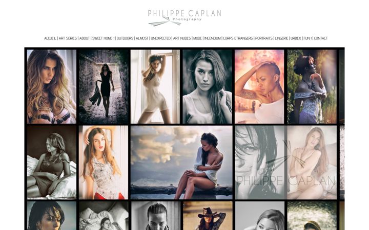 Screenshot of caplan-photography.com