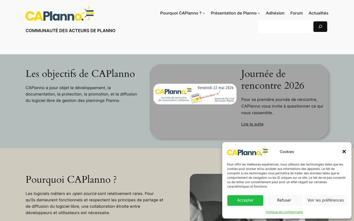 Screenshot του caplanno.fr