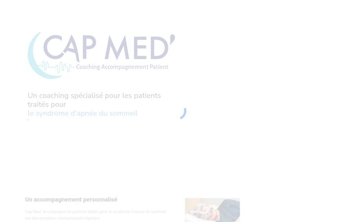 Screenshot of capmed80.fr