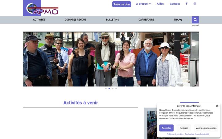 Screenshot of capmo.org