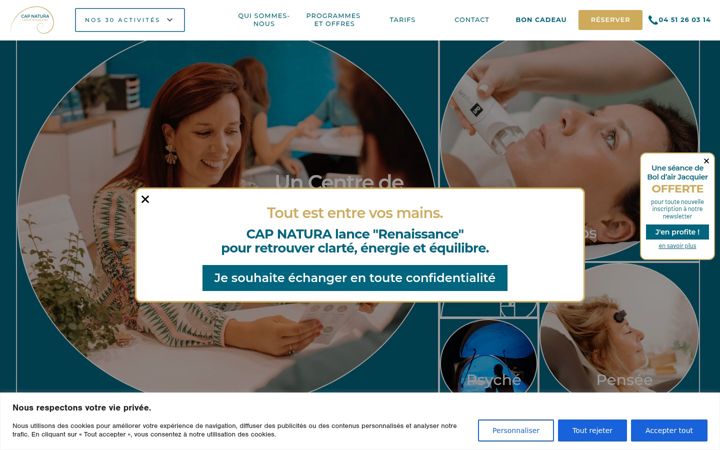 Screenshot του capnatura.fr