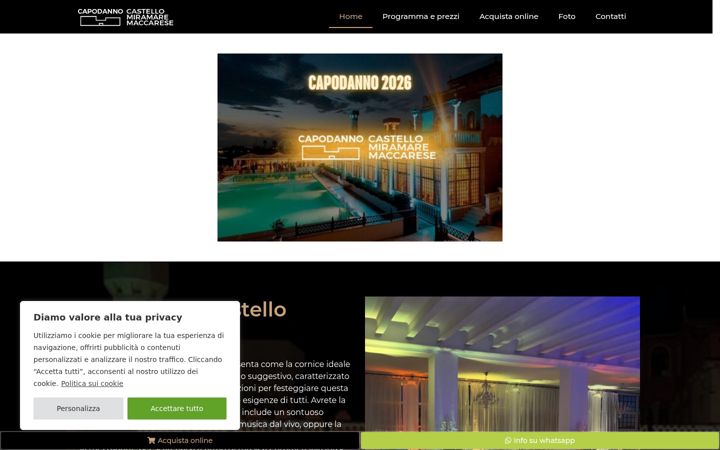 Screenshot of capodannocastellomaccarese.it