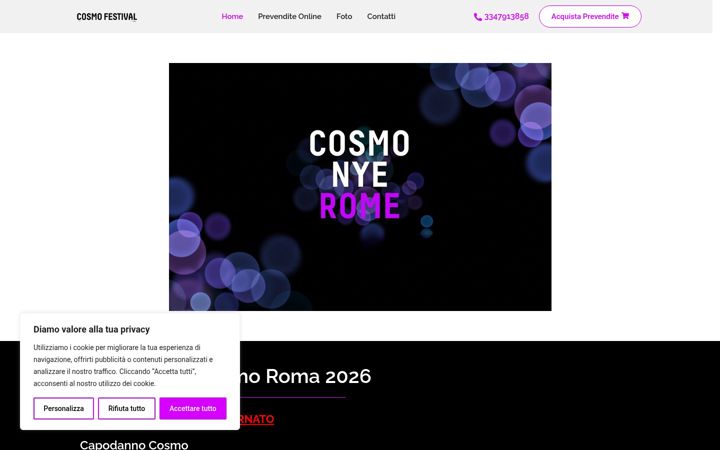 Screenshot ta' capodannocosmo.it