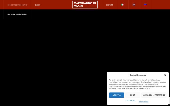 Screenshot of capodannodimilano.it