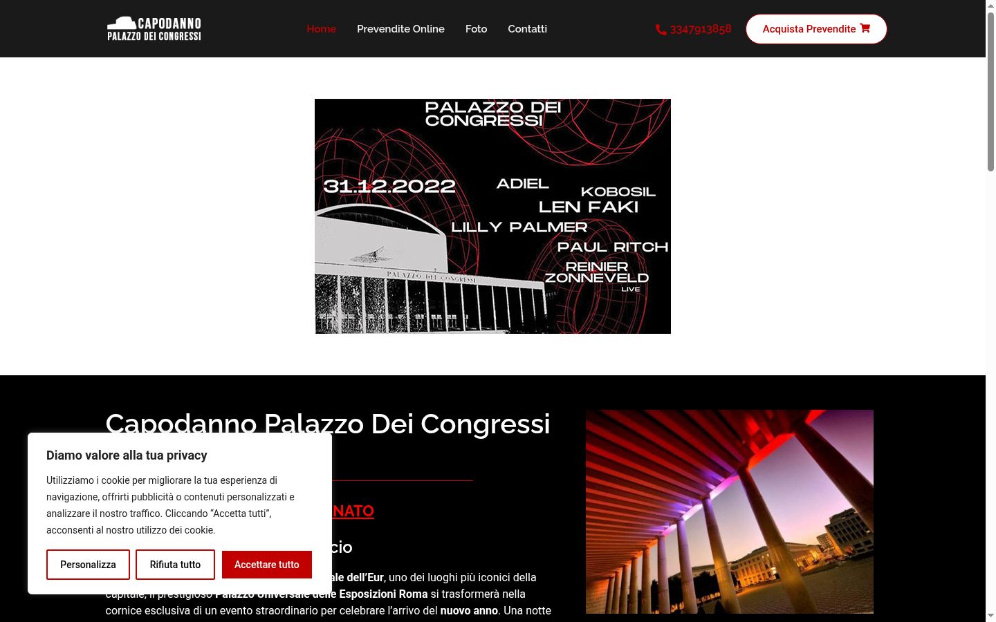 Screenshot tal-banner tal-kunsens muri qabel kwalunkwe interazzjoni