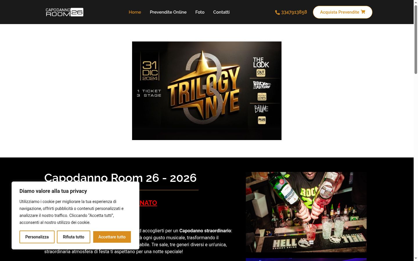 Screenshot tal-banner tal-kunsens muri qabel kwalunkwe interazzjoni