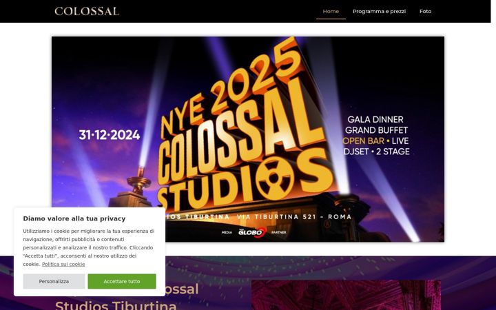 Screenshot of capodannostudiostiburtina.it