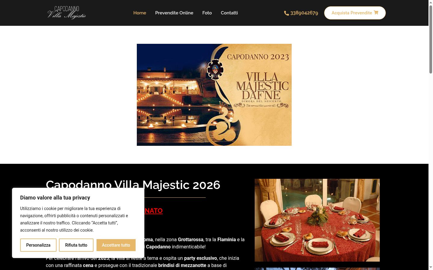Screenshot tal-banner tal-kunsens muri qabel kwalunkwe interazzjoni