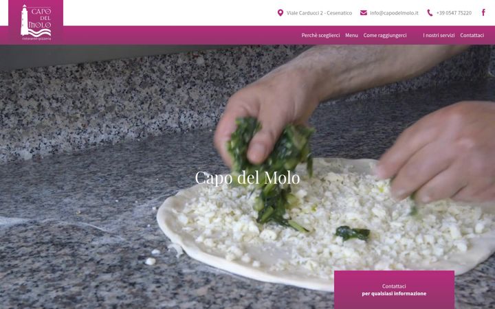 Screenshot of capodelmolo.it